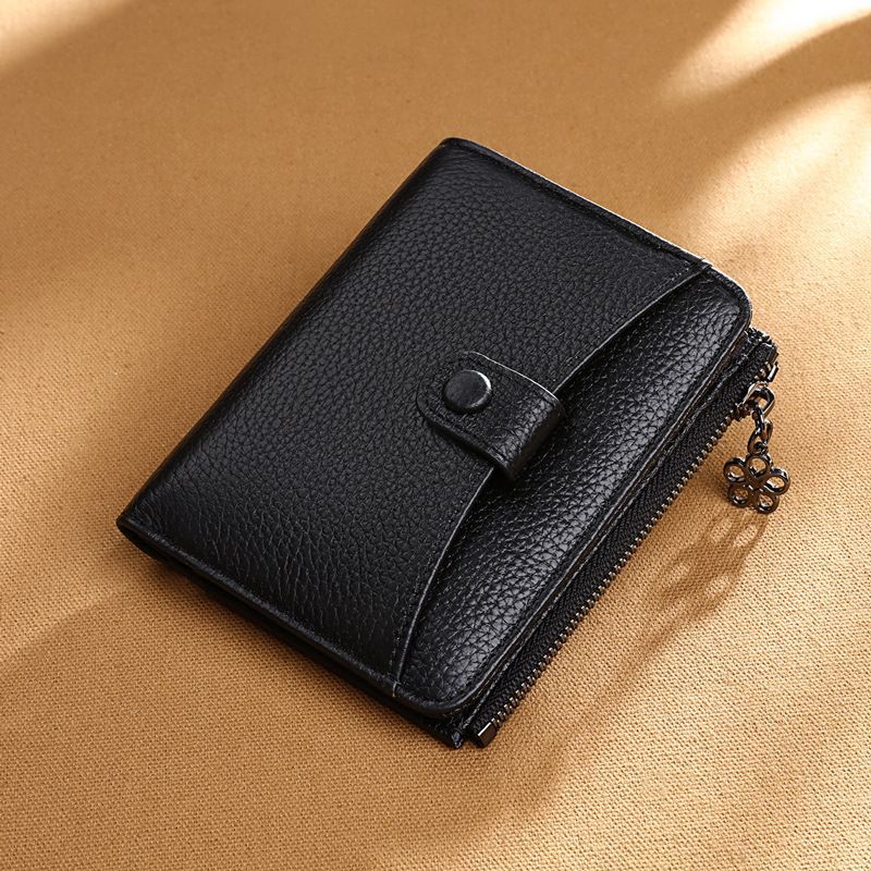 Elegante kompakte Reißverschluss um Wallet Karnz
