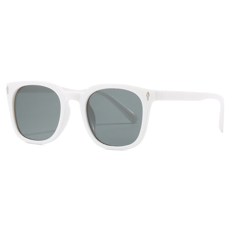 Damen modische quadratische Sonnenbrille mit langlebigem Kunststoffrahmen Karnz