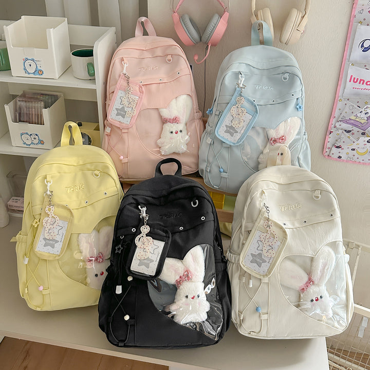 Süßer Charakter-Themen-Transparenter Rucksack Karnz