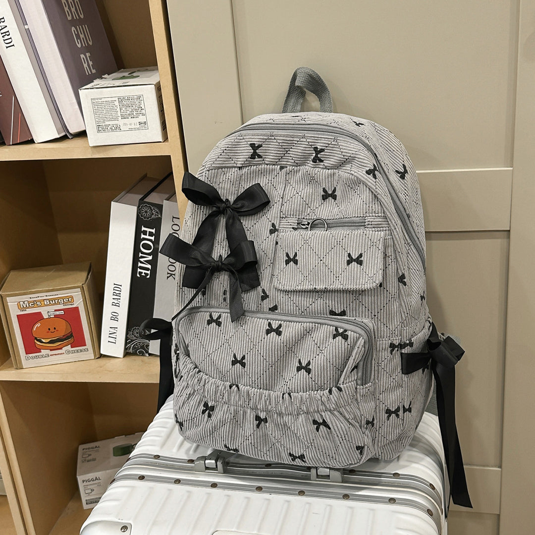 Trendy Bogen-Akzent Rucksack
