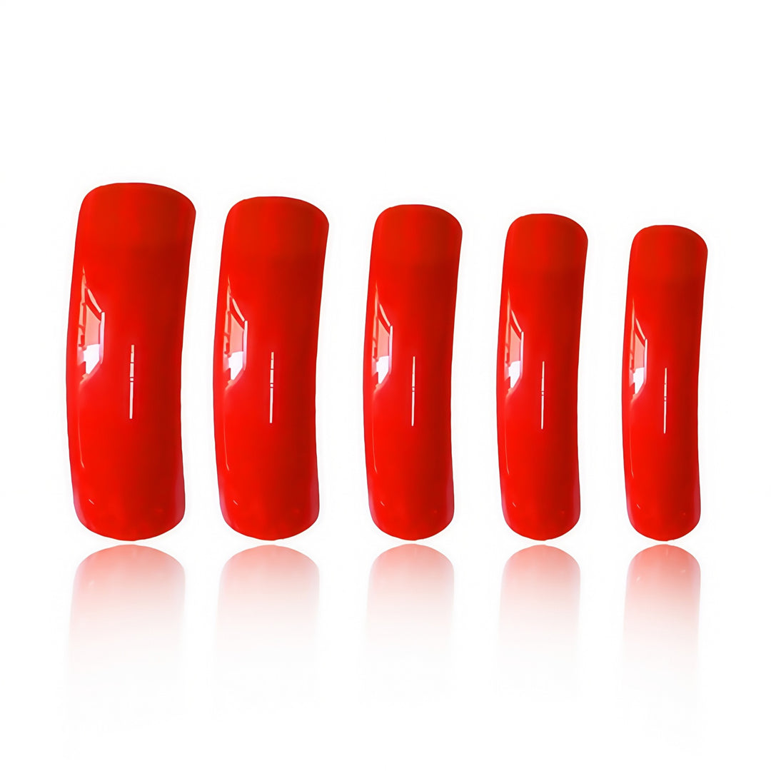 Stilvolle Lange Spitzen Acrylnagelvergrößerungen Karnz