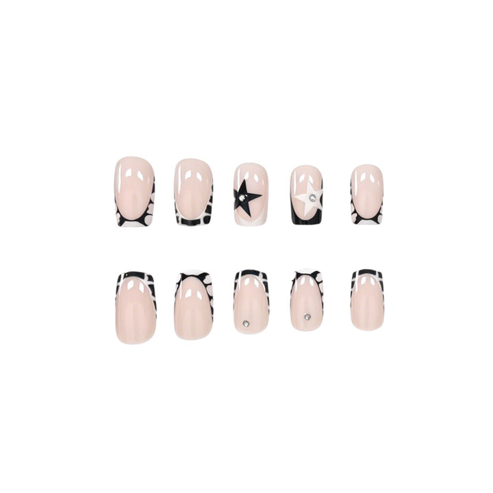 Elegante Künstlerische Gel-Nagelverlängerungen Karnz