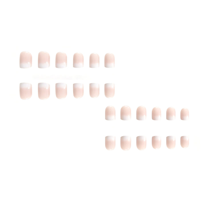 Elegante French Tip Nagelverstärkungen Karnz 1789915429