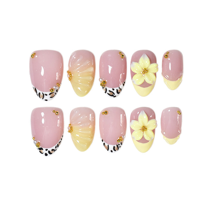 Dekorative Press-On Nagelset Karnz