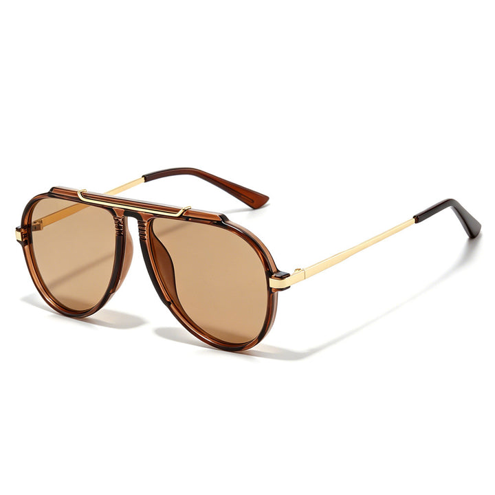 Stylische Gradient Shield Sonnenbrille Karnz