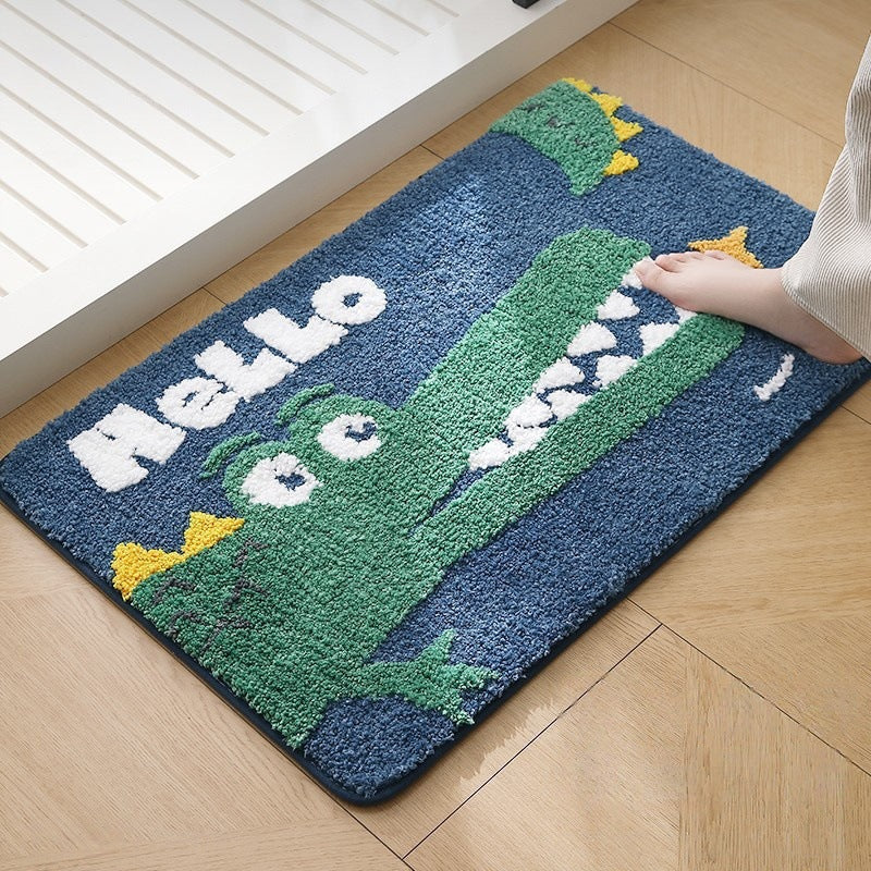 Plüsch Badezimmer Zitat Matte