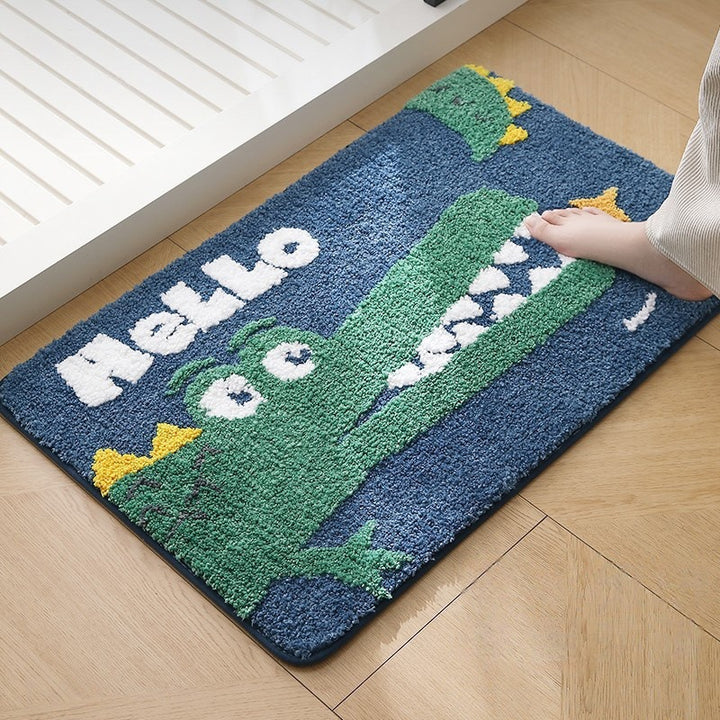 Plüsch Badezimmer Zitat Matte