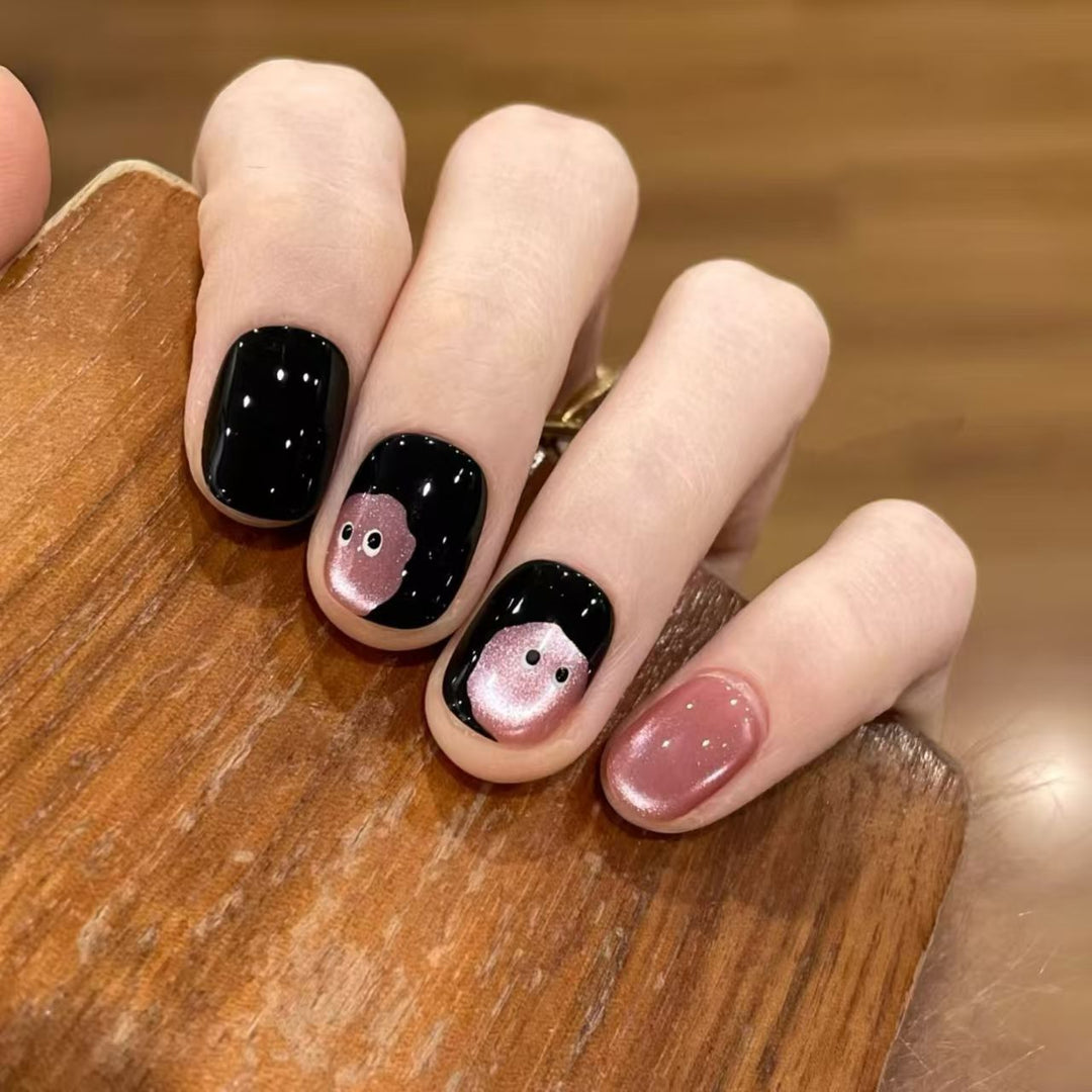 Künstlerische Press-On Nagelset  1791717306