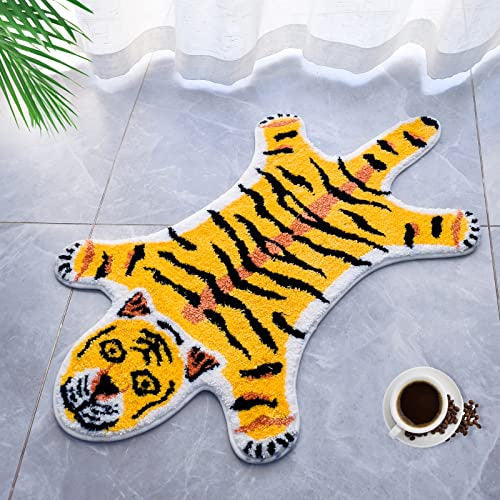 Tiger-Themen Plüsch-Teppich