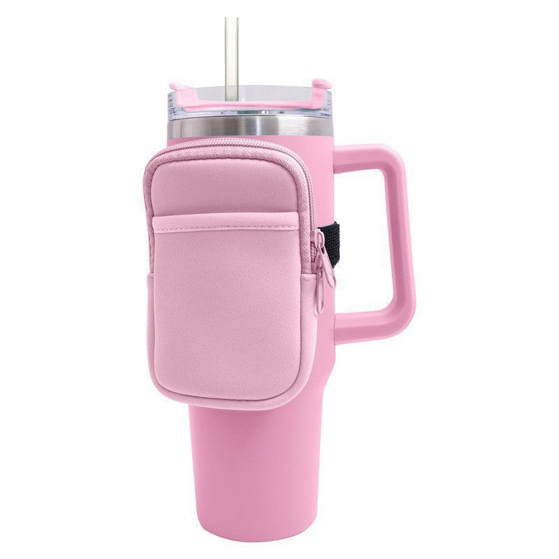 Unisex Getränkehalter mit praktischer Tasche Karnz