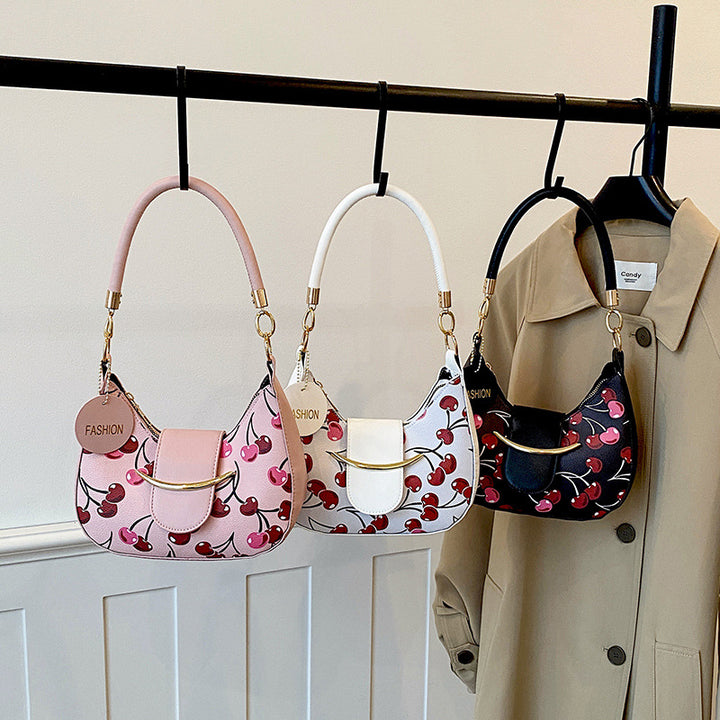 Schicke Kirschen Druck Handtasche