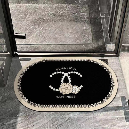 Elegante runde Eingangsmatte