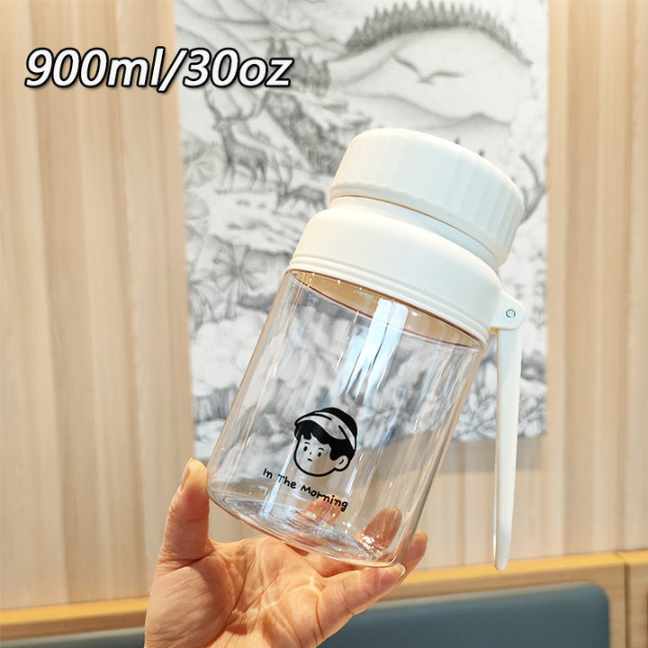 Damen kreative Trinkflasche mit praktischem Auslaufschutz Karnz