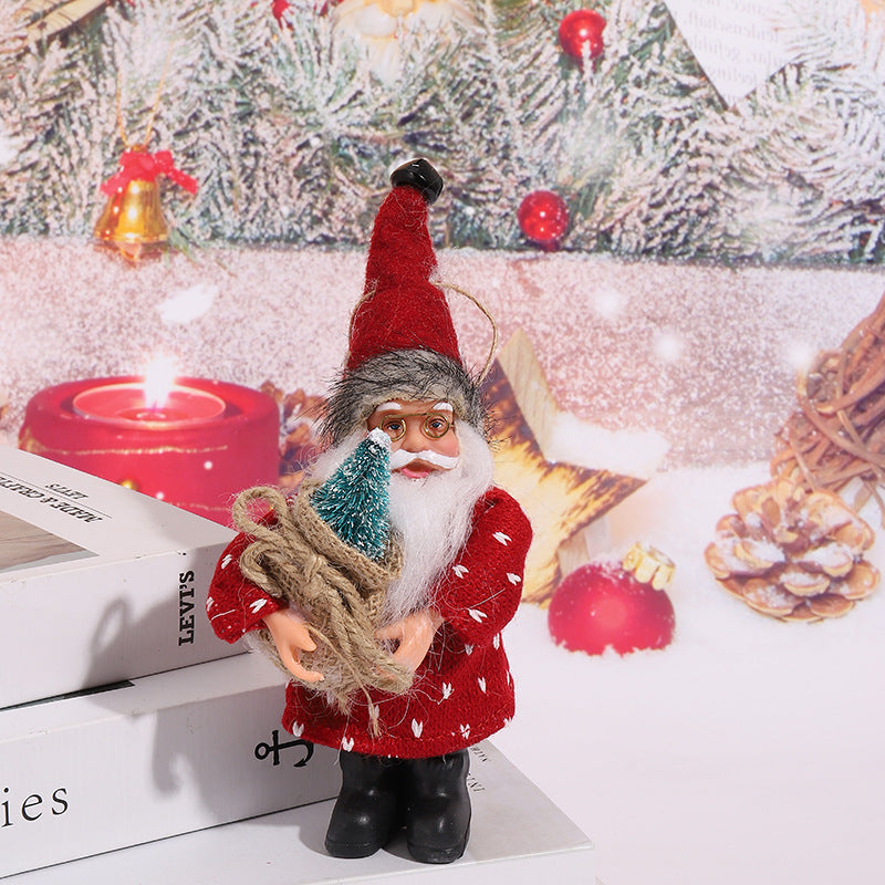 Dekorative Weihnachtsmannfigur mit hochwertiger Detailausarbeitung Karnz