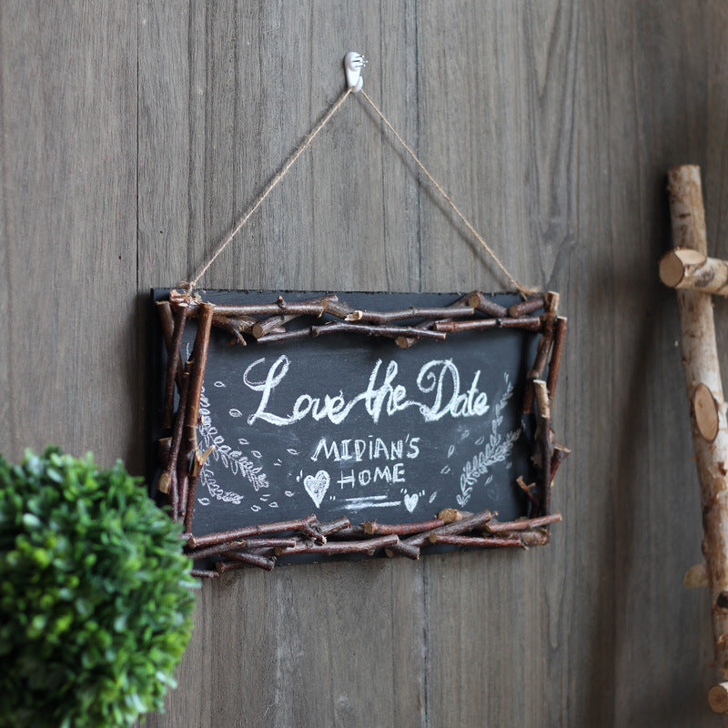 Dekorativer Wandtafel mit Rustic-Rahmen Karnz