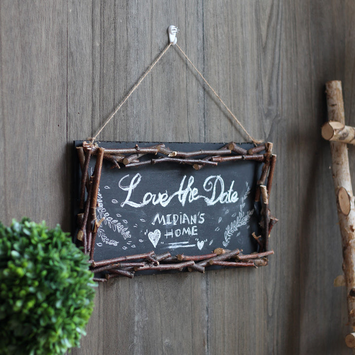 Dekorativer Wandtafel mit Rustic-Rahmen Karnz