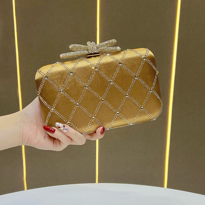 Dekorative mit Strass besetzte Abend-Clutch