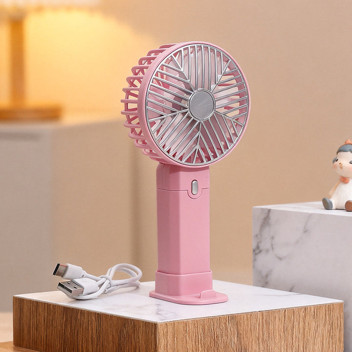 Damen Tragbarer Mini-Ventilator mit USB-Ladefunktion Karnz