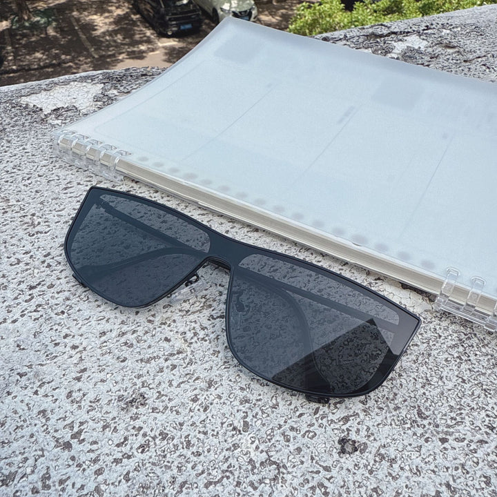 Oversized Shield Sonnenbrille Karnz