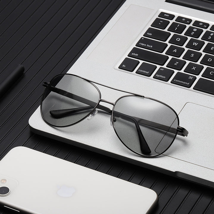 Moderne winkelframes Sonnenbrille Karnz