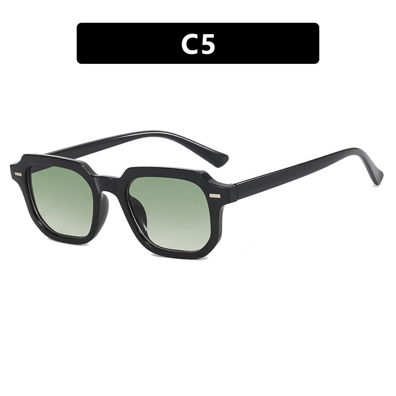 Damen quadratische Sonnenbrille mit stilvoller Rahmenstruktur und UV-Schutz Karnz