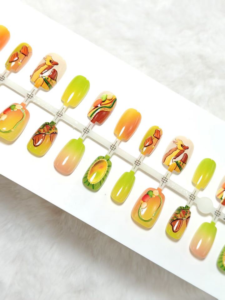 Kreative Nail Art Kunstnägel Karnz