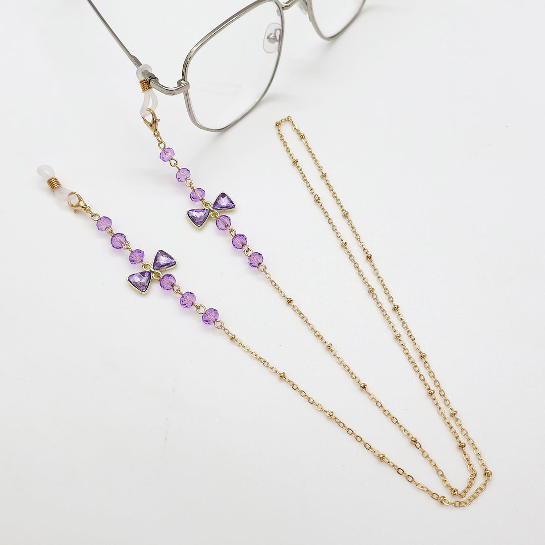 Elegante mit Schleife dekorierte Halskette Karnz