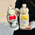Damen kreative Trinkflasche mit interaktivem Deckel und süßem Motiv Karnz