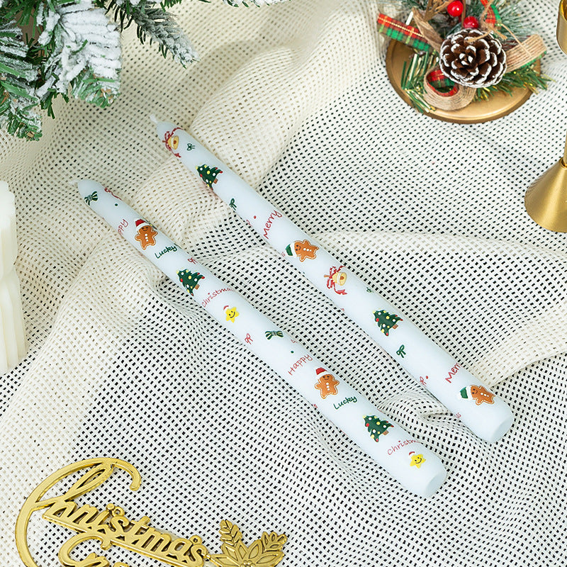 Dekorative Weihnachtskerzen