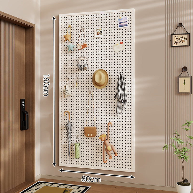 Wandanag perforiertes Lochboard-Organizer-Panel Großes Quadrat mit modularen Haken und Zubehör