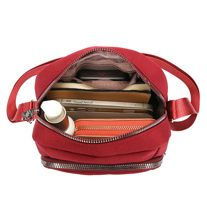 Vielseitige Alltags-Schultertasche Karnz