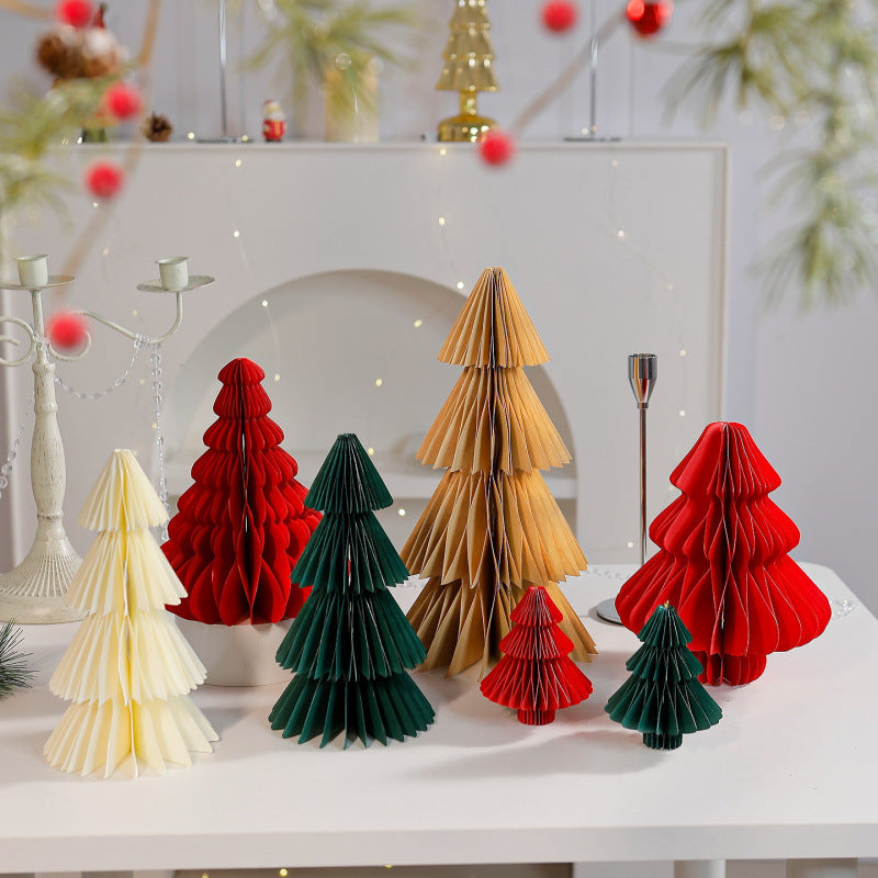 Dekorative Papier Weihnachtsbaum Karnz