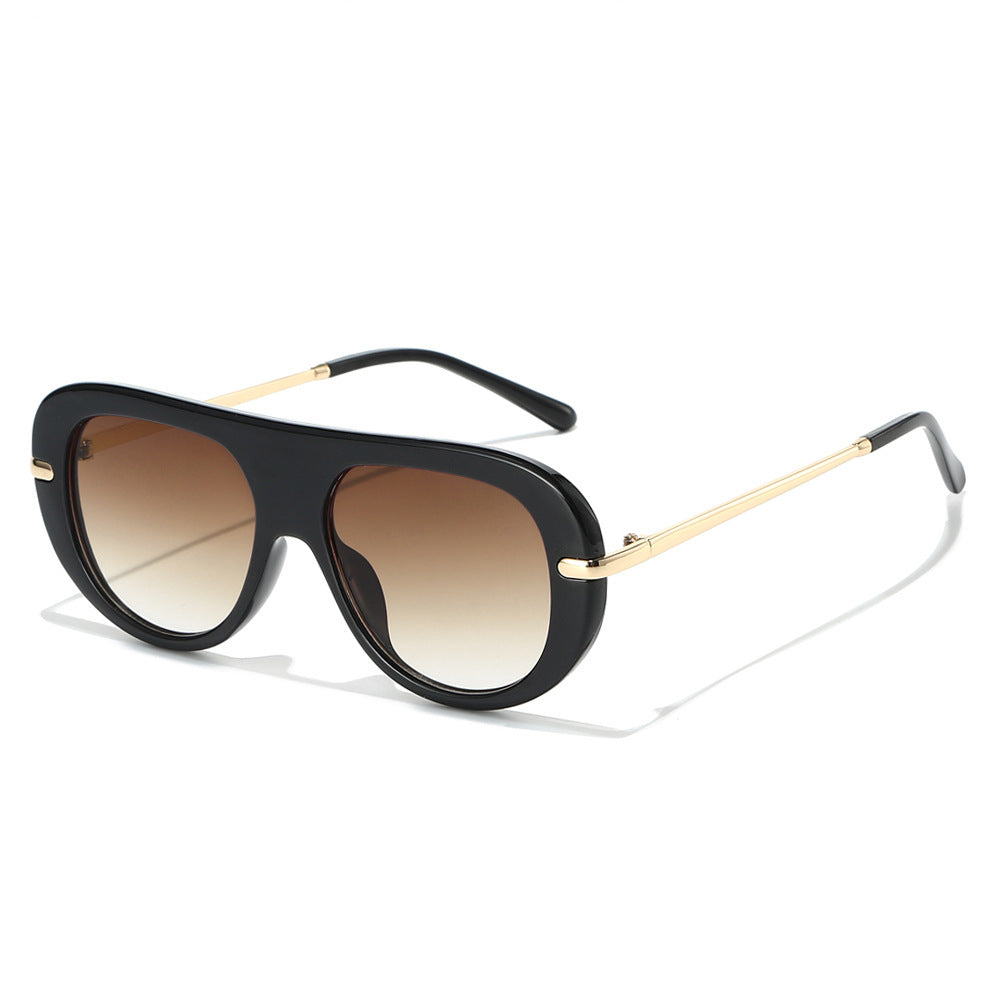 Futuristische Übergroße Shield Sonnenbrille Karnz