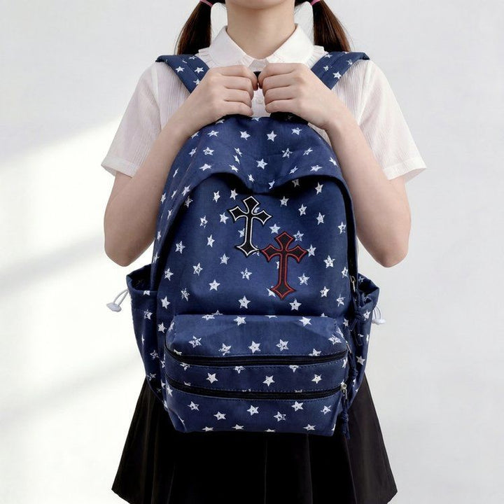 Verspielter Grafischer Druck Rucksack