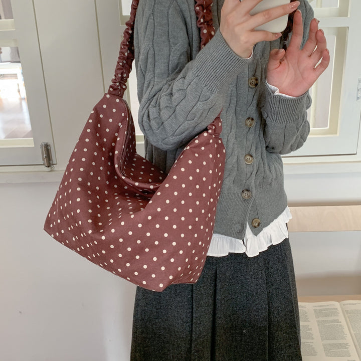 Polka Dot Hobo Tasche