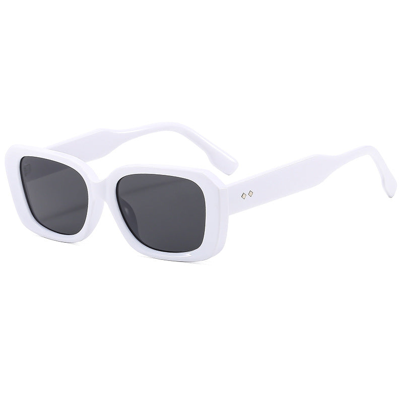 Damen große quadratische Sonnenbrille mit robustem Rahmen und UV-Schutz Karnz