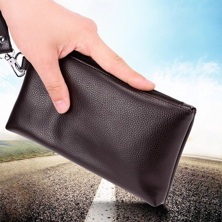 Premium Leder Reißverschlusstasche Karnz