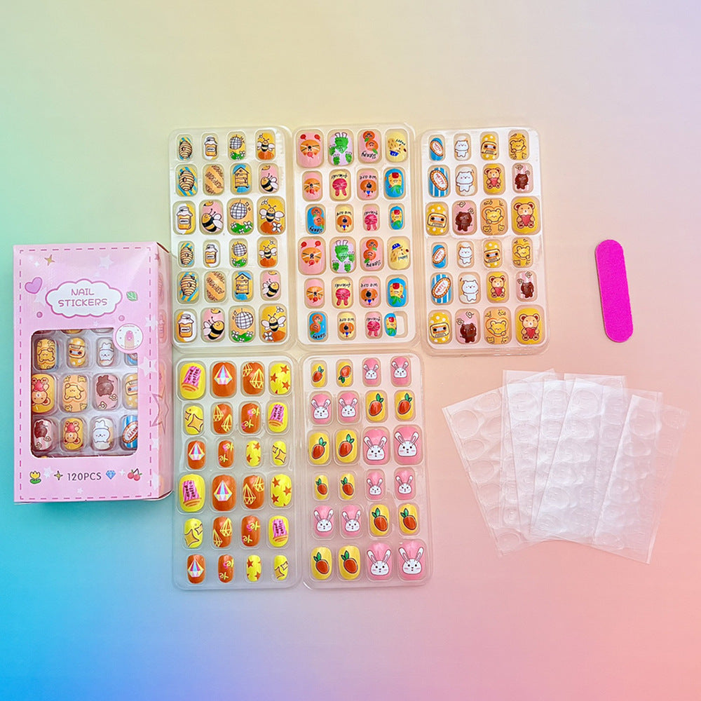 Kreatives Cartoon Nagelkunst Aufkleber Set Karnz