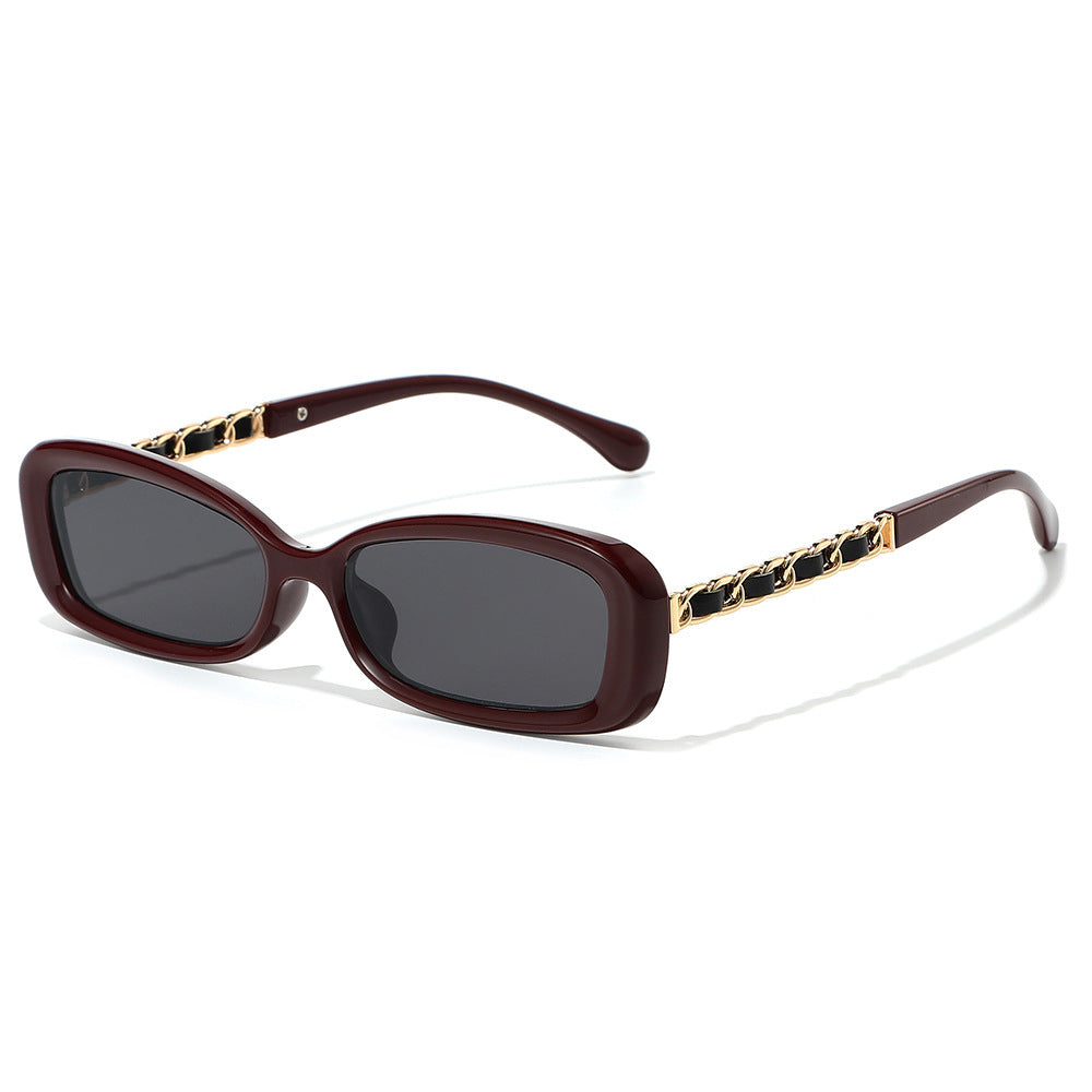 Stylische Rechteckige Mode-Sonnenbrille Karnz