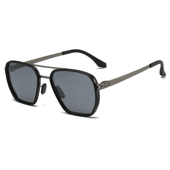 Damen moderne oversized quadratische Sonnenbrille Karnz