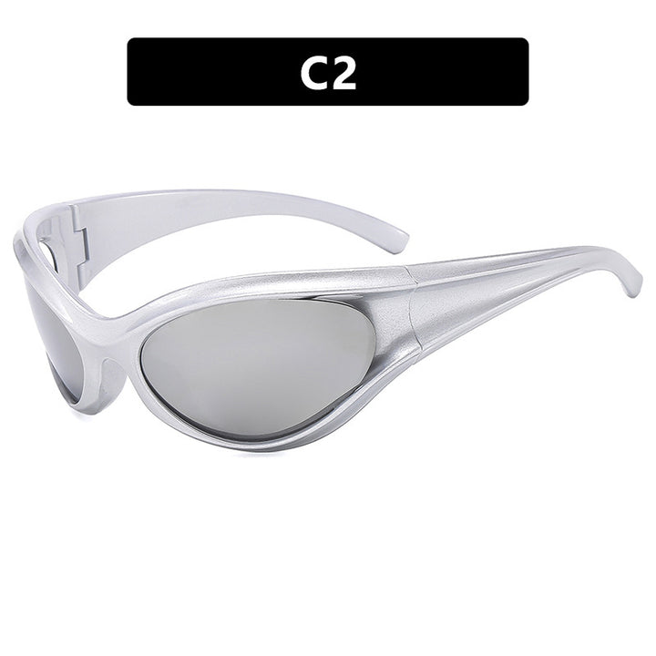 Damen sportliche Sonnenbrille mit aerodynamischem Design Karnz