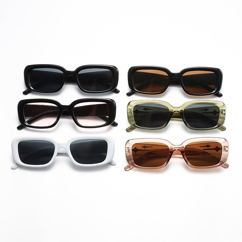 Damen stilvolle Sonnenbrille im trendigen Retro-Design Karnz