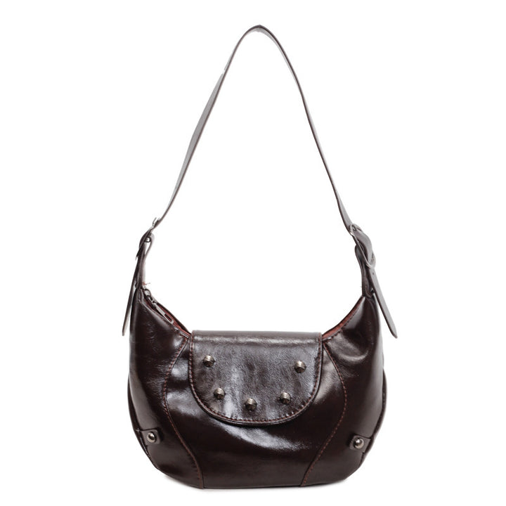 Stylische Leder Hobo Tasche Karnz