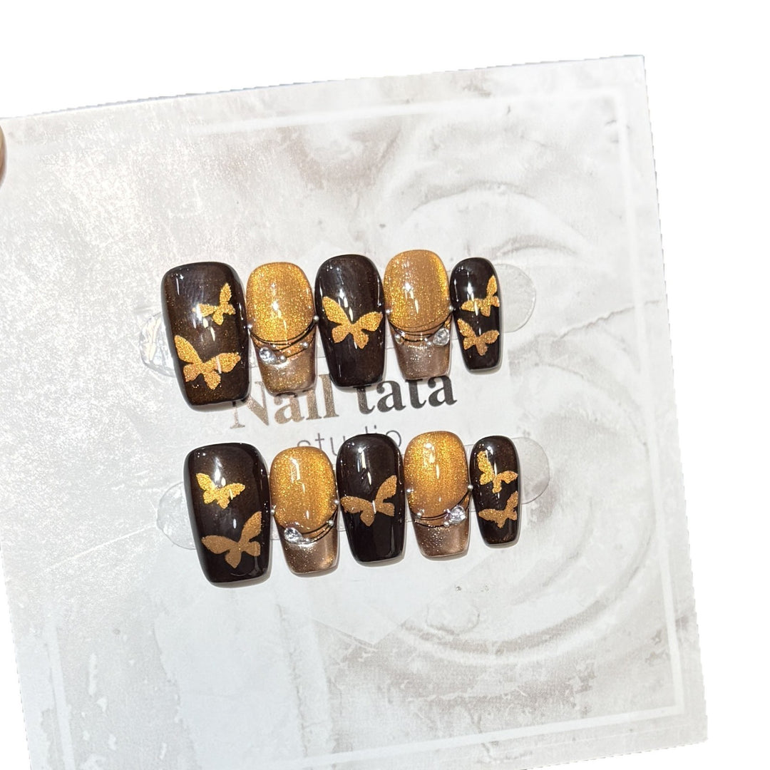 Dekoratives Schmetterling Nagelkunst Set Karnz