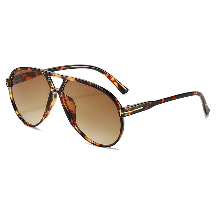 Stilvolle Aviator-Style Shield-Sonnenbrillen Karnz