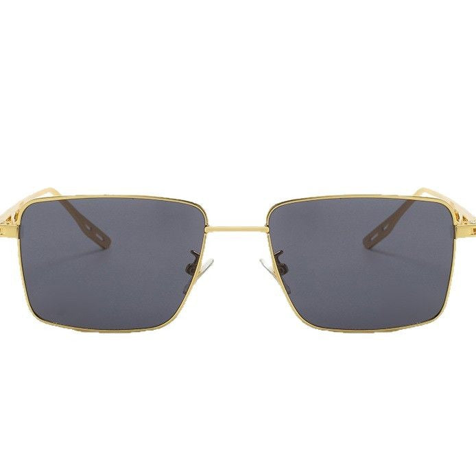 Damen Luxus Sonnenbrille mit markantem Geometrie-Rahmen und polarisierten Gläsern Karnz
