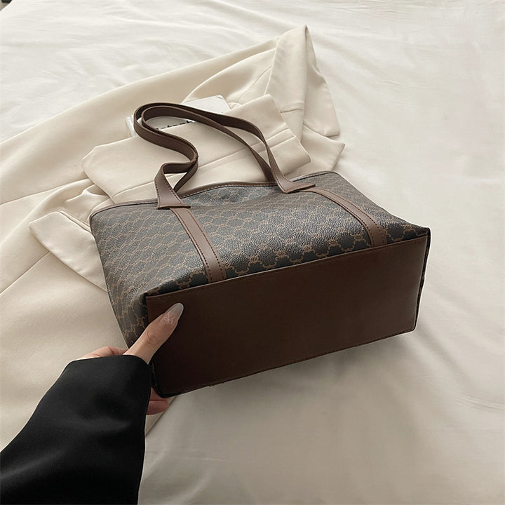 Elegante geometrisch gemusterte Einkaufstasche