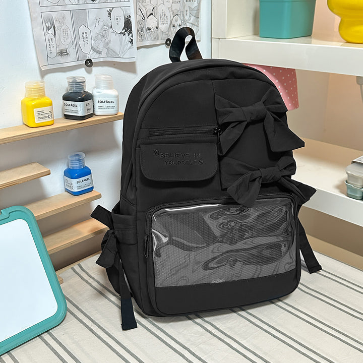 Stylischer mit Schleifen verzierten Rucksack Karnz 1791205748