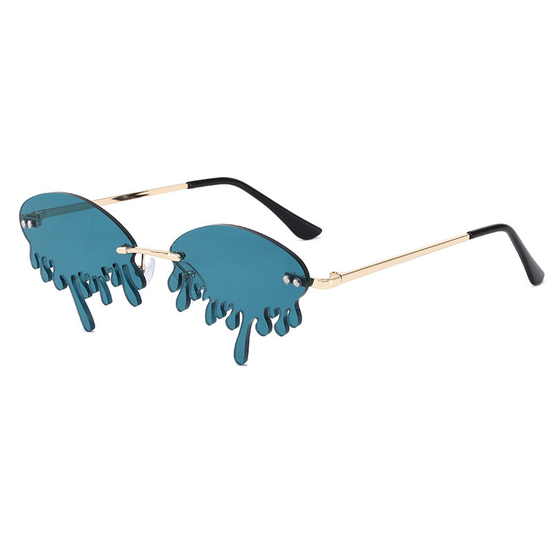 Damen Sonnenbrille mit kreativem Tropfen-Design Karnz