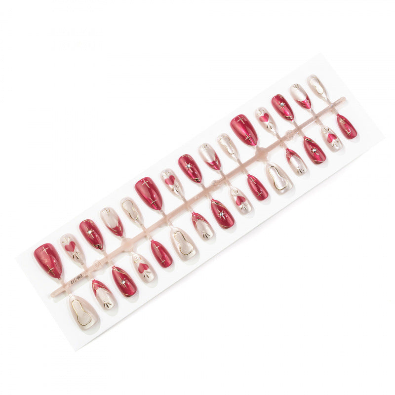 Elegantes Handgefertigtes Nagelkunstset